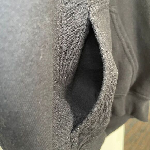 Gildan Boy Kids Pullover Black Jacket Hoodie Sweatshirt XS - Youth (4-5) - Picture 7 of 9